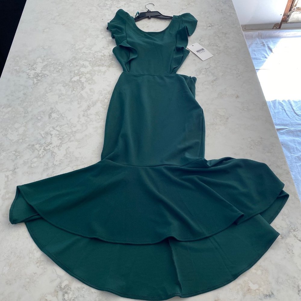 Green cocktail dress, NWT - Picture 8 of 9